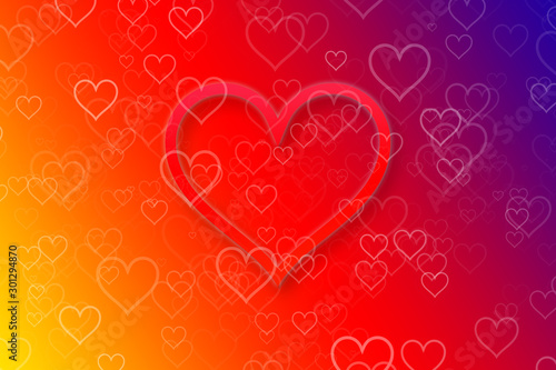Heart beautiful background