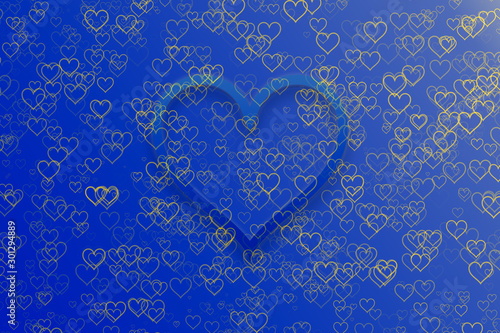 Heart beautiful background