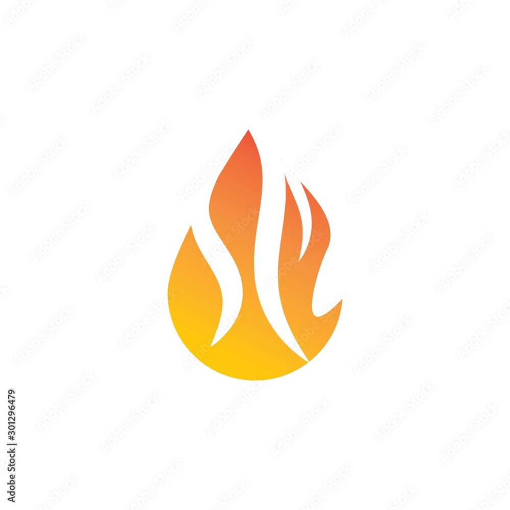 Fire flame Logo Fire flame Logo