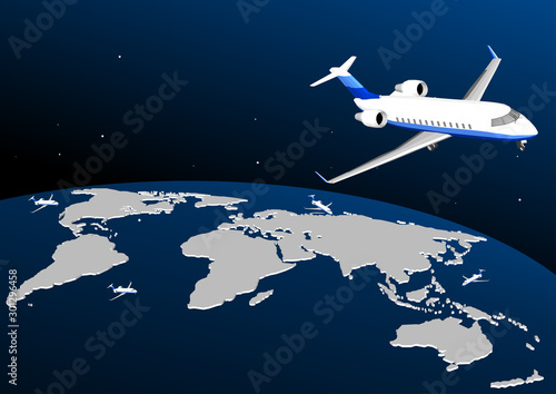 World Airlines Vector For travelers