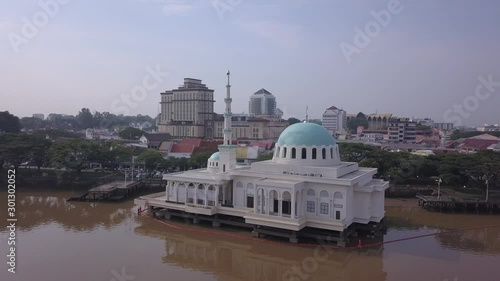 Kuching, Sarawak / Malaysia - November 8 2019: The buildings, landmarks and scenery of Kuching city, capital of Sarawak, Borneo island. Showing the famous landmarks in the Kuching city  photo