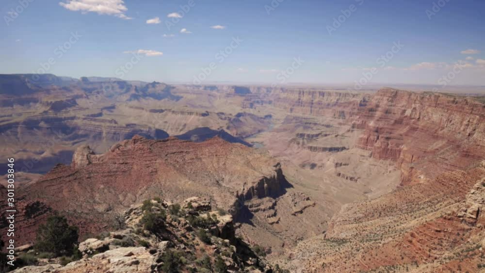 View of Grand Canyon from the south rim. View of Grand Canyon from the south rim.