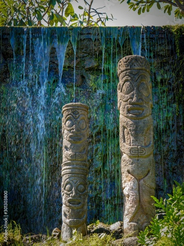Canvas Print Tiki divinité tahitienne