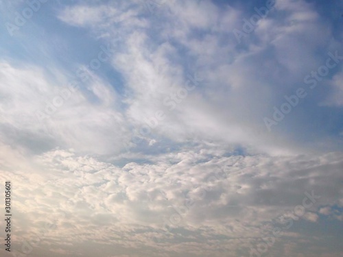 Colorful sky at sunset for background