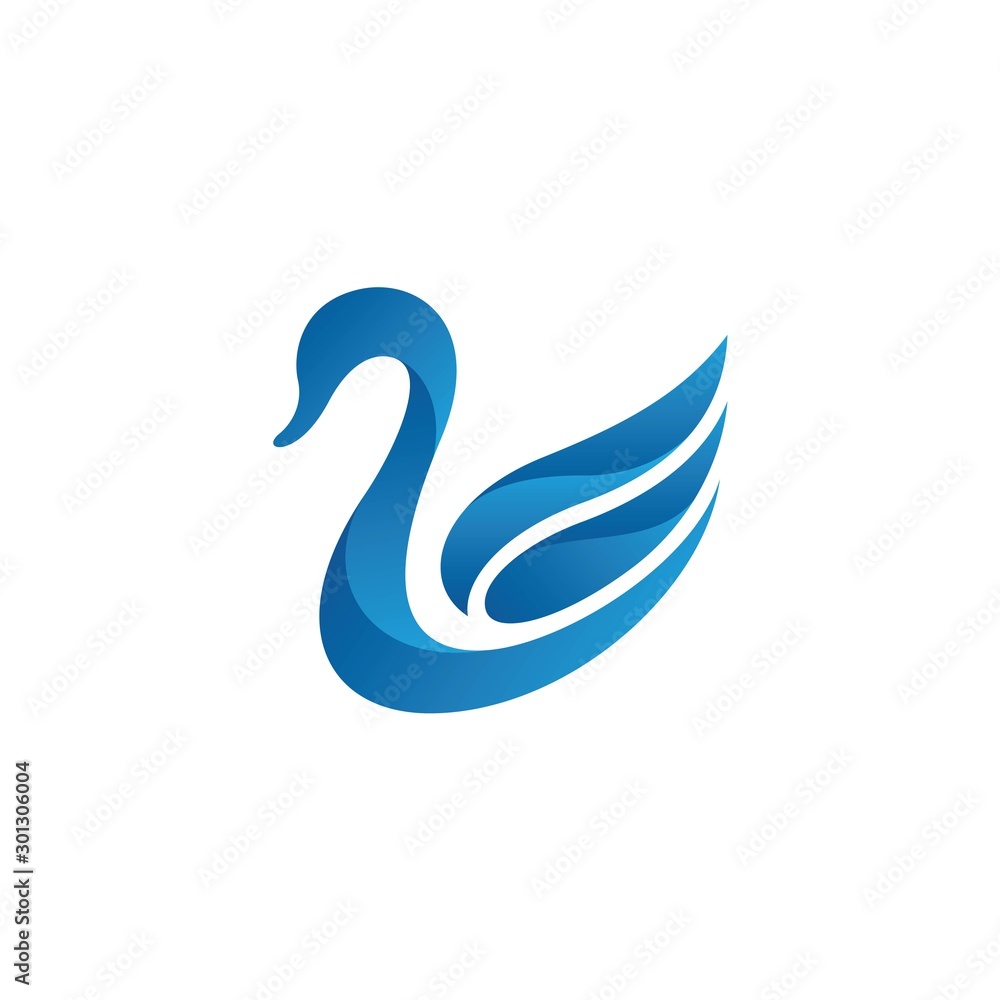 swan logo vector swan logo vector