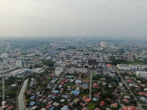 Kuching, Sarawak / Malaysia - November 8 2019: The buildings, landmarks and scenery of Kuching city, capital of Sarawak, Borneo island. Showing the famous landmarks in the Kuching city  photo