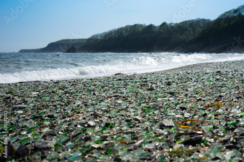Glass beach in Vladivostok.