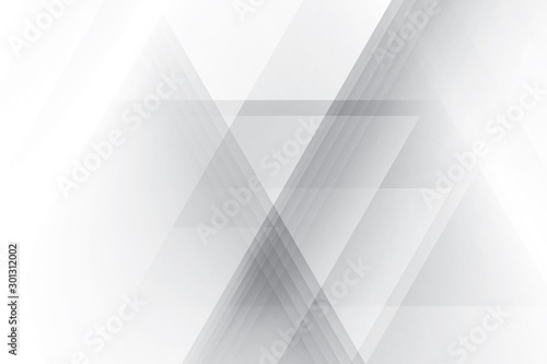 Abstract geometric white and gray color background. Vector, illustration.