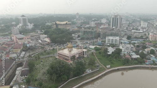  Kuching, Sarawak / Malaysia - November 8 2019: The buildings, landmarks and scenery of Kuching city, capital of Sarawak, Borneo island. Showing the famous landmarks in the Kuching city photo