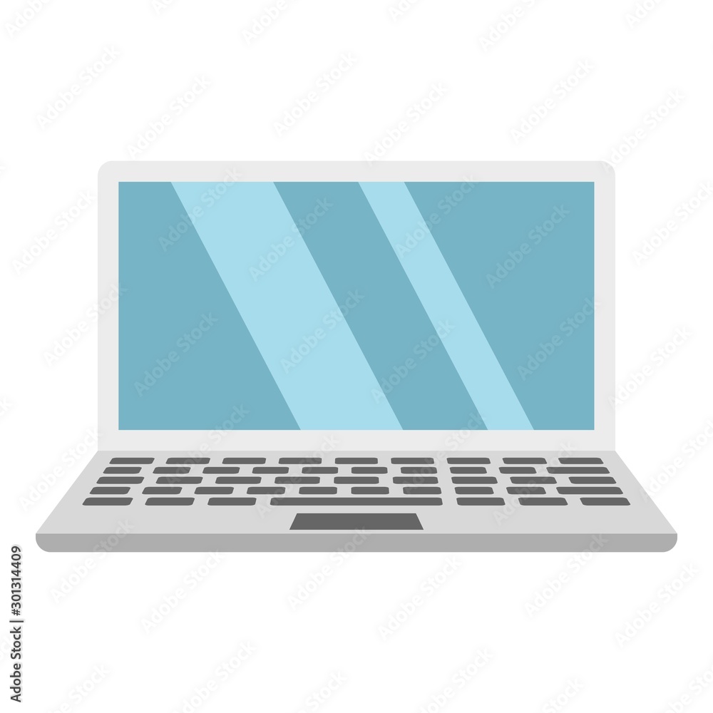 Vettoriale Stock Laptop icon. Flat illustration of laptop vector icon for  web design | Adobe Stock