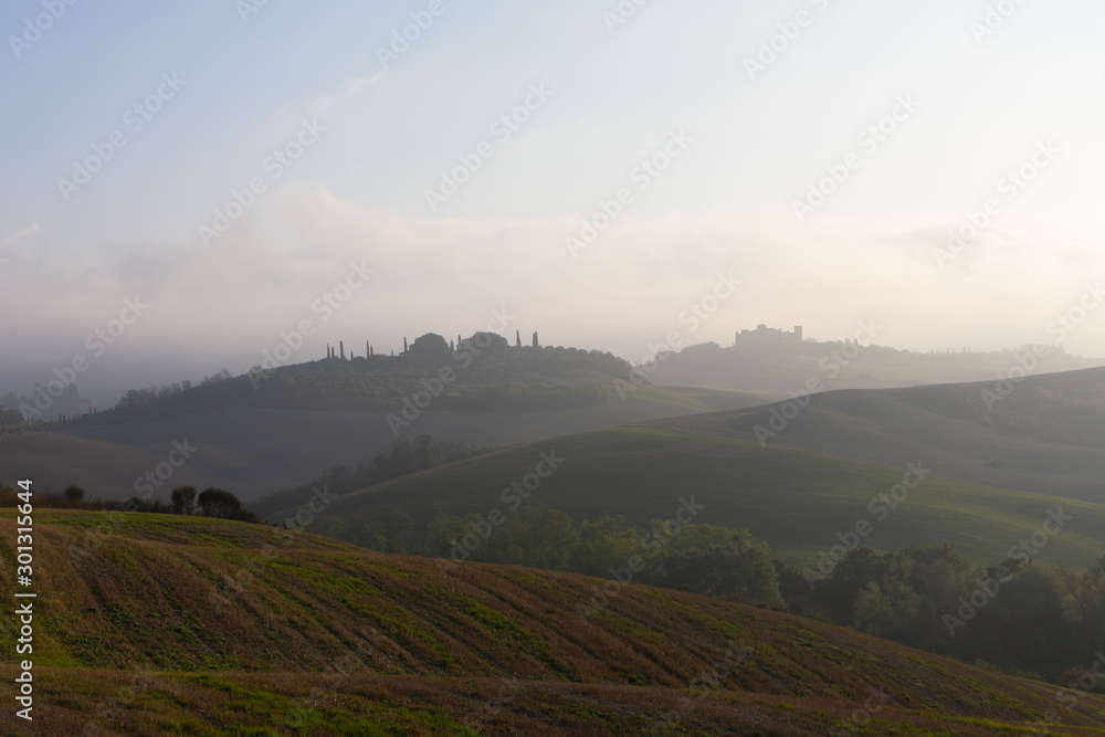 Obraz premium Crete Senesi Tuscany Italy