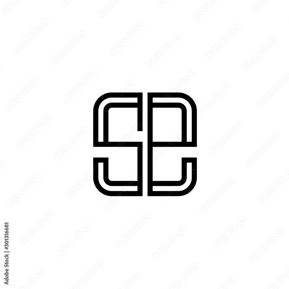 Letter SE logo icon design template elements Letter SE logo icon design template elements