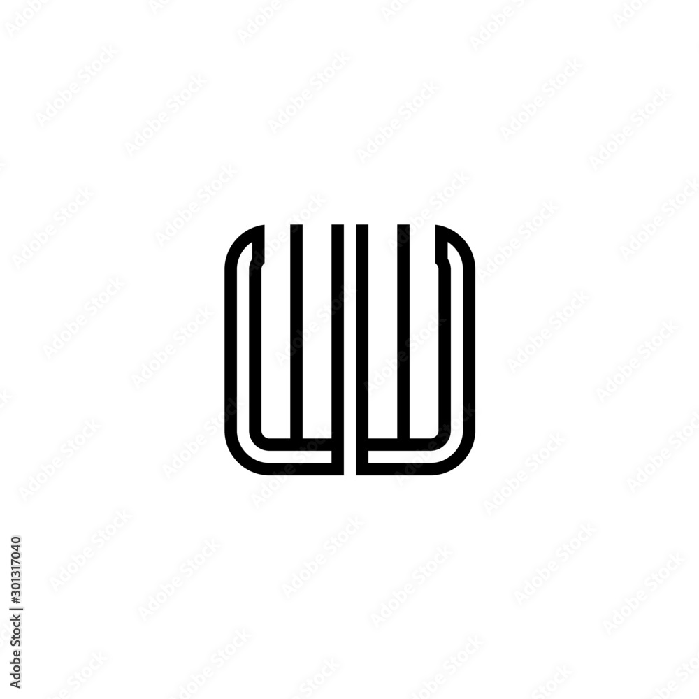 Letter WW logo icon design template elements Letter WW logo icon design template elements
