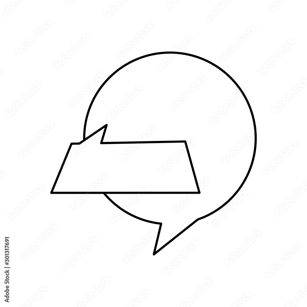 set of speech bubbles line style icon vector illustration design set of speech bubbles line style icon vector illustration design
