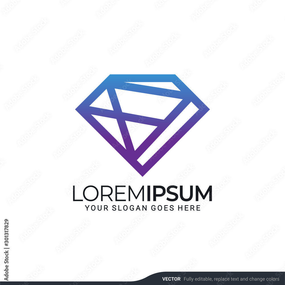 Modern geometric abstract logo design. Editable symbol Vector illustration Modern geometric abstract logo design. Editable symbol Vector illustration