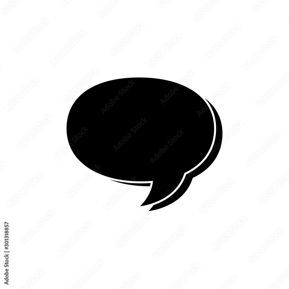 silhouette of speech bubble isolated icon vector illustration design silhouette of speech bubble isolated icon vector illustration design