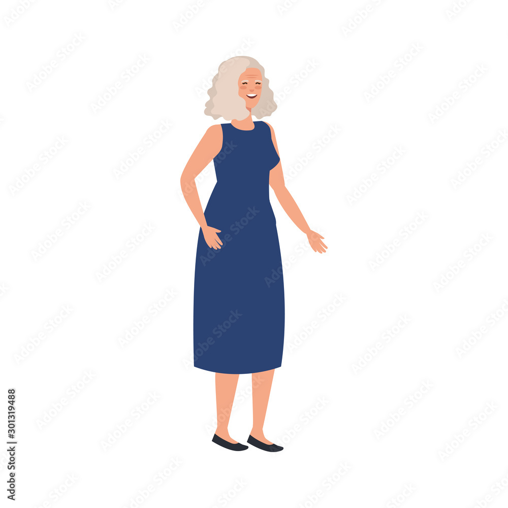 old woman elegant avatar character vector illustration design old woman elegant avatar character vector illustration design
