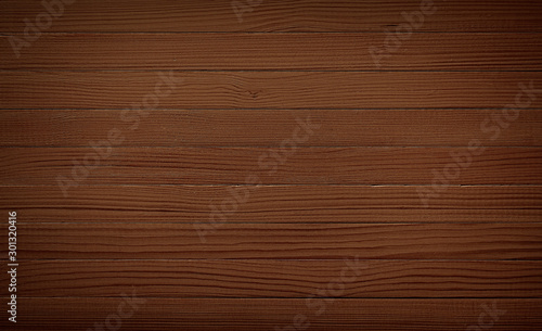 Brown wooden planks horizontal background photo