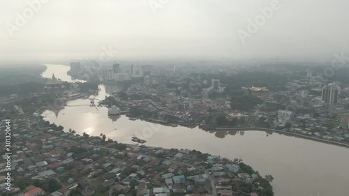  Kuching, Sarawak / Malaysia - November 8 2019: The buildings, landmarks and scenery of Kuching city, capital of Sarawak, Borneo island. Showing the famous landmarks in the Kuching city photo