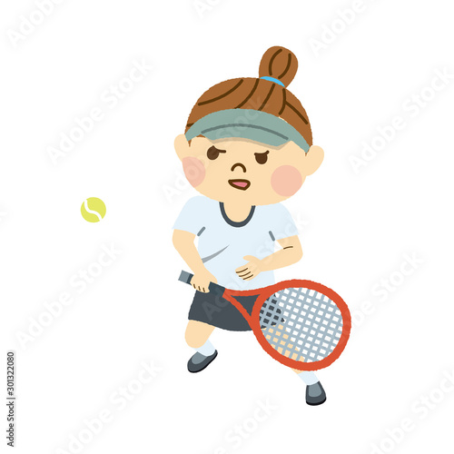 テニス　女性