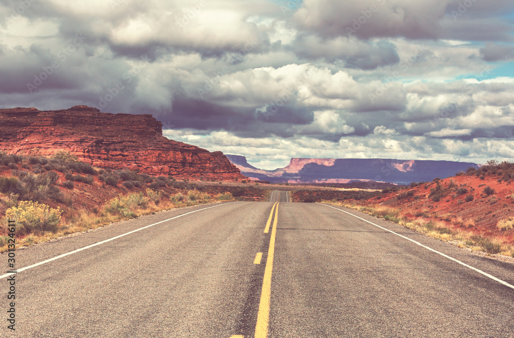 Road in prairie