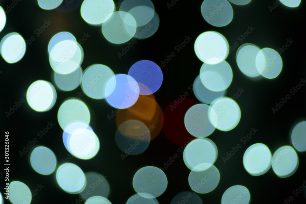 Blurry of Christmas lights Blurry of Christmas lights