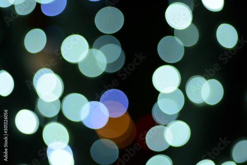 Blurry of Christmas lights