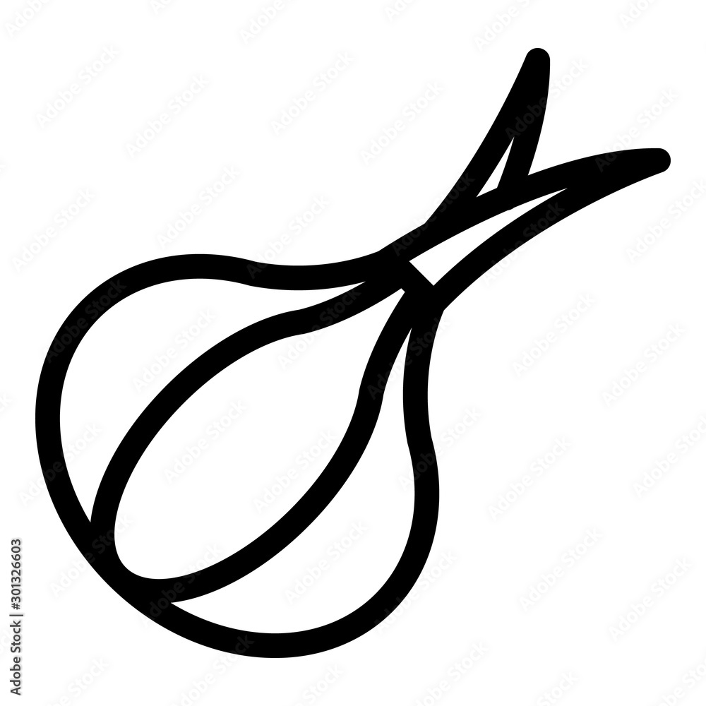 Raw onion icon. Outline raw onion vector icon for web design isolated on white background Raw onion icon. Outline raw onion vector icon for web design isolated on white background