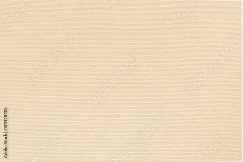 Cotton silk blended fabric wallpaper texture pattern background in light cream beige brown © Chinnapong