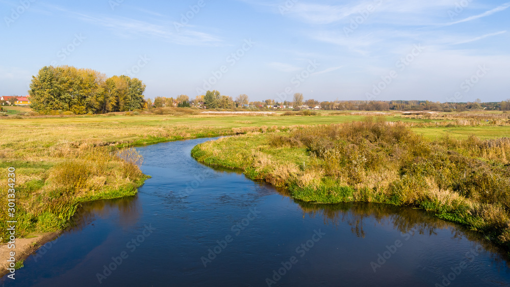 Jesień w Dolinie Górnej Narwi, Podlasie, Polska Jesień w Dolinie Górnej Narwi, Podlasie, Polska