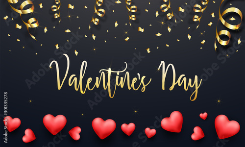 Greeting card for Valentine's Day Celebration.