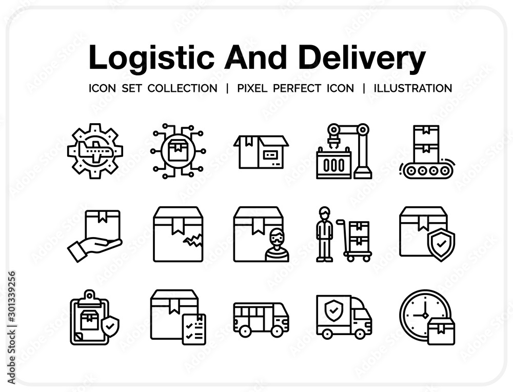 Logistic And Delivery Icons Set. UI Pixel Perfect Well-crafted Vector Thin Line Icons. The illustrations are a vector. Logistic And Delivery Icons Set. UI Pixel Perfect Well-crafted Vector Thin Line Icons. The illustrations are a vector.