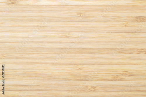 Bamboo wood texture background in natural yellow cream color
