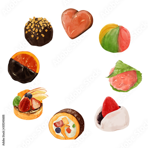 デザートお菓子色々（和菓子洋菓子チョコレート）