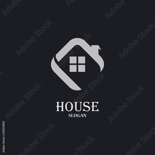 House logo template vector illustration