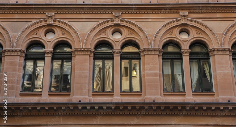 facade of an old building in Sydney 