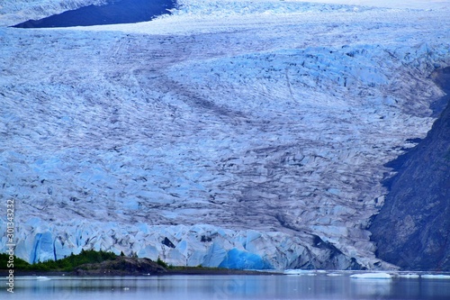 Grewingk Glacier , Alaska  photo