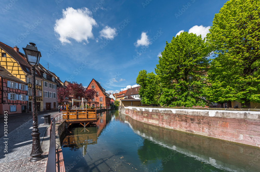 Obraz premium Picturesque view in Colmar town, France
