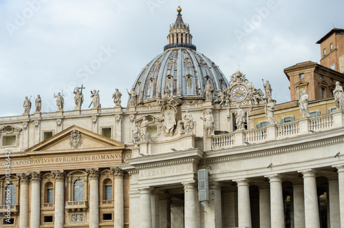 St Peters Basilica viewed from the square © pauws99