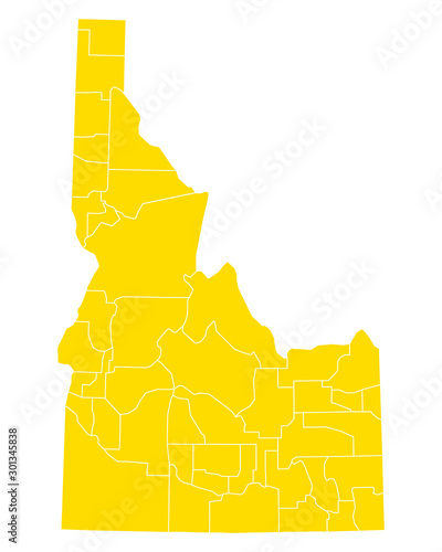 Karte von Idaho