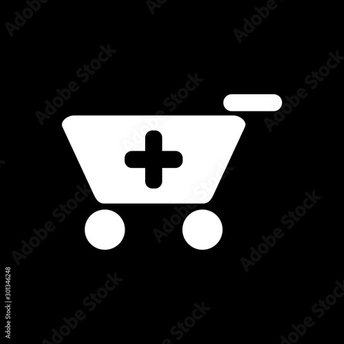 Warenkorb und Hintergrund