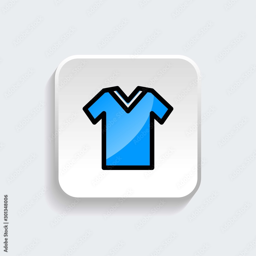 Shirt icon symbol of men fashion with modern flat style icon for web site design, logo, app, UI isolated on white background. Vector illustration Shirt icon symbol of men fashion with modern flat style icon for web site design, logo, app, UI isolated on white background. Vector illustration