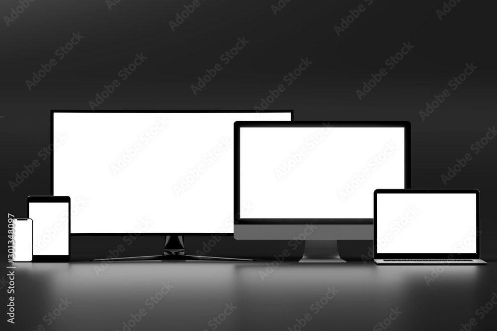 Isolated Devices Mockup Isolated Devices Mockup