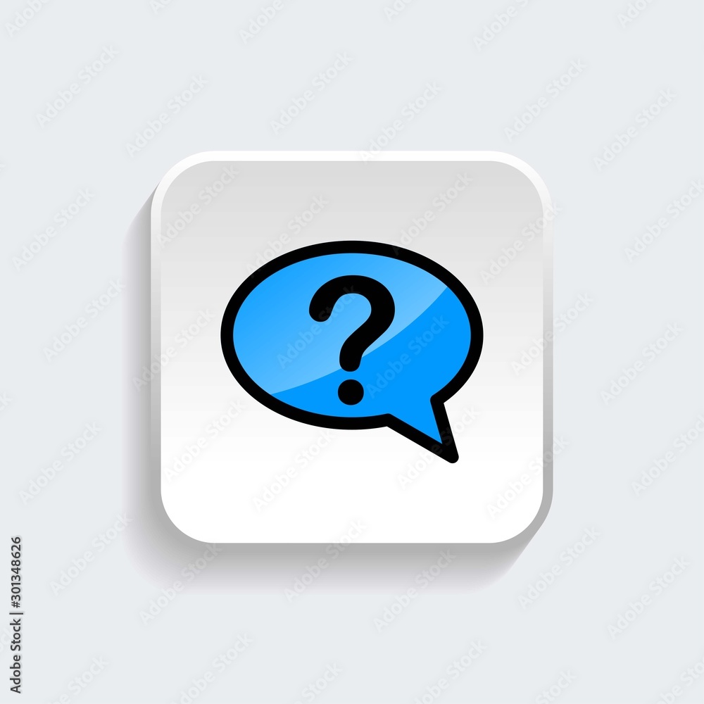 Info sign icon symbol of chat bubble information helps with modern flat style icon for web site design, logo, app, UI isolated on white background. Vector illustration Info sign icon symbol of chat bubble information helps with modern flat style icon for web site design, logo, app, UI isolated on white background. Vector illustration