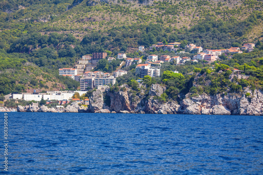 Adriatic seaside with luxury resorts