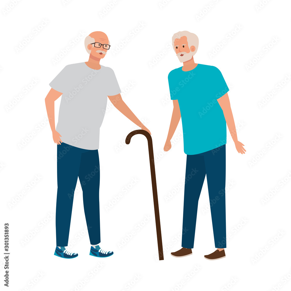 old men elegant avatar character vector illustration design old men elegant avatar character vector illustration design