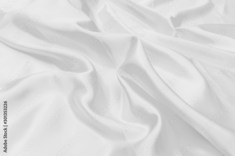 white fabric texture soft blur background