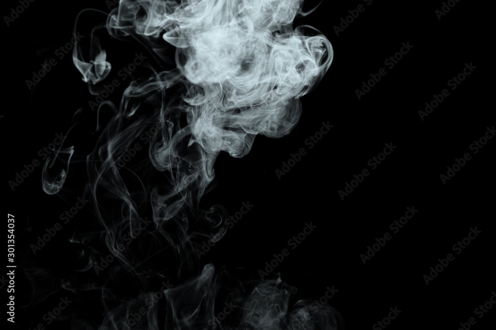 custom made wallpaper toronto digitalAbstract powder or smoke effect isolated on black background