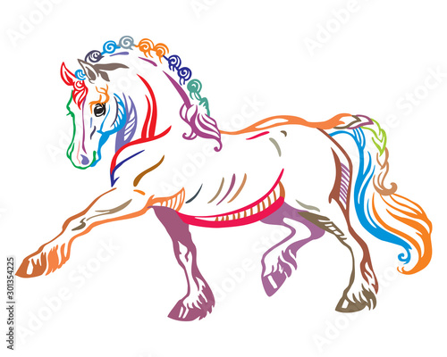 Colorful vector pony 2