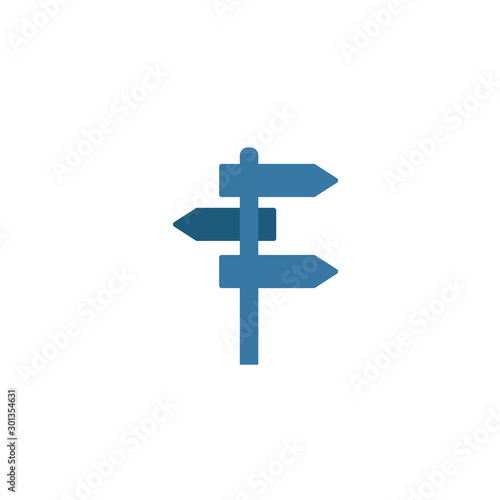 Ambiguity icon. Flat creative element from big data icons collection. Colored ambiguity icon for templates, web design and software